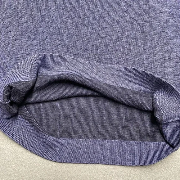 Tommy Bahama Sweater Mens‎ XL Blue 1/2 Zip Mock Neck Reversible Pima Cotton Knit - Picture 7 of 11